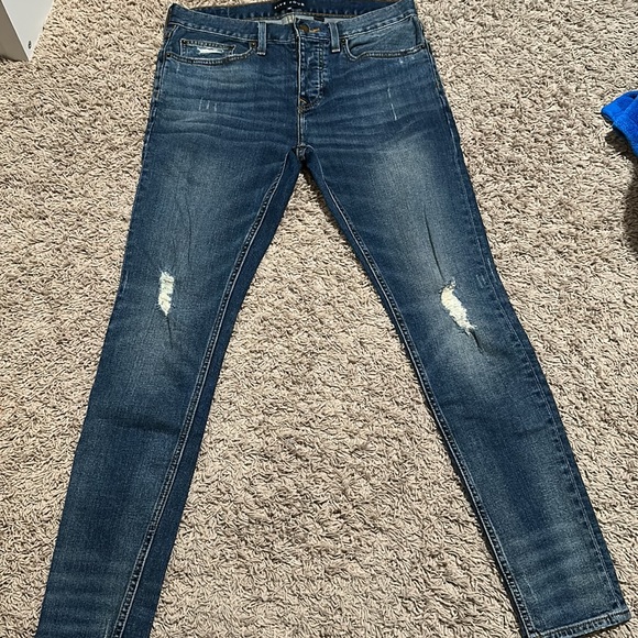 Five Four Gustav Skinny Jeans Size 32x32 Black, Light and blue jeans - Picture 6 of 6